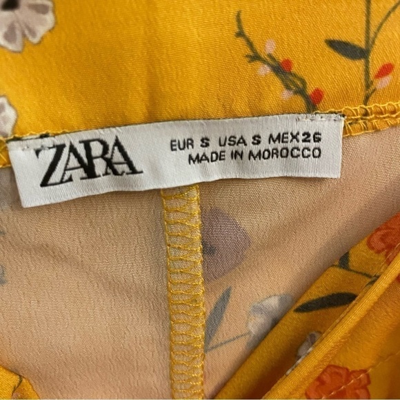 Zara Floral Handkerchief Hem Dress - Picture 6 of 14